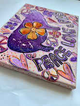 Load image into Gallery viewer, Summer Collection Peace Love & Pigs 8x10 Original Painting