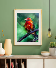Load image into Gallery viewer, Keep Your Flame Bird Art PAPER Giclee PRINT Multiple Sizes