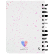 Load image into Gallery viewer, Keep Shining Rainbow Heart Art Journal Notebook