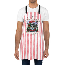 Load image into Gallery viewer, Santa Kitty Apron - Whisking up Purrfection
