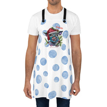 Load image into Gallery viewer, Pig Santa Watercolor Art Christmas Apron Ho Ho Ho