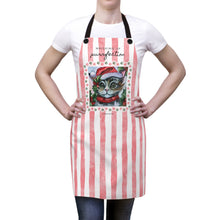 Load image into Gallery viewer, Santa Kitty Apron - Whisking up Purrfection