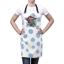 Load image into Gallery viewer, Pig Santa Watercolor Art Christmas Apron Ho Ho Ho