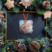 Load image into Gallery viewer, Love Doesn't Cost a Penny Metal Ornament Penny Lane Arthur's Acres Animal Sanctuary