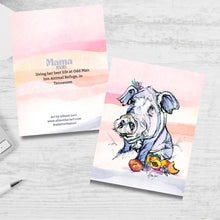 Load image into Gallery viewer, Notecards Set of 6 or 12 Sanctuary Babes from Odd Man Inn Animal Refuge