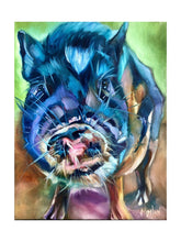 Load image into Gallery viewer, Nester Pig Painting Fine Art Paper Print - multiple Sizes - Outsiders Farm & Sanctuary PRINT STOCK SALE