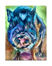 Load image into Gallery viewer, Nester Pig Painting Fine Art Paper Print - multiple Sizes - Outsiders Farm & Sanctuary PRINT STOCK SALE
