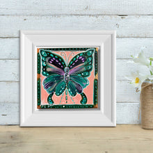 Load image into Gallery viewer, Summer Collection On the Wings of Transformation 5 x 5 Original Painting