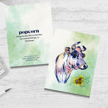 Load image into Gallery viewer, Notecards Set of 6 or 12 Sanctuary Babes from Odd Man Inn Animal Refuge