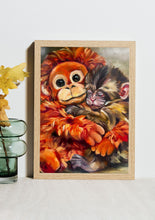 Load image into Gallery viewer, Punch the Monkey Print from Original Oil Painting - Paper or Canva - Multiple Sizes