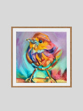Load image into Gallery viewer, Dakota Rainbow Bird Giclee Paper Print - Allison Luci Art