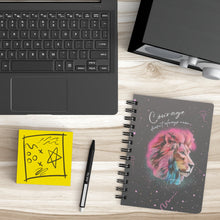 Load image into Gallery viewer, Ramsey Lion Courage Doesn't Always Roar Notebook Inspirational and Motivational Journal