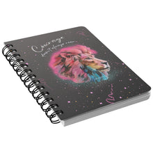 Load image into Gallery viewer, Ramsey Lion Courage Doesn't Always Roar Notebook Inspirational and Motivational Journal