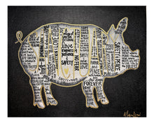 Load image into Gallery viewer, Sanctuary Community Pig Fine Art Paper Print Multiple Sizes STOCK PRINTS