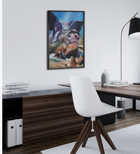 Load image into Gallery viewer, Sweet Aaron from Odd Man Inn Pig Painting Fine Art Paper Print - Live in the Moment