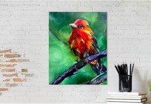 Load image into Gallery viewer, Keep Your Flame Bird Art PAPER or CANVAS PRINTS Multiple Sizes