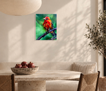 Load image into Gallery viewer, Keep Your Flame Bird Art PAPER or CANVAS PRINTS Multiple Sizes