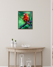 Load image into Gallery viewer, Keep Your Flame Bird Art PAPER or CANVAS PRINTS Multiple Sizes