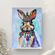 Load image into Gallery viewer, The Royal Hare CANVAS Print Bunny Love for Rabbit Awareness - Multiple Sizes