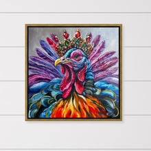 Load image into Gallery viewer, Bejeweled Royal Turkey Oil Painting UNSTOPPABLE CANVAS PRINT - Multiple Sizes