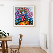 Load image into Gallery viewer, Jeweled Royal Turkey Art PAPER Giclee PRINT Unstoppable - Multiple Sizes