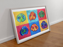 Load image into Gallery viewer, Pig Snouts Paper Art Print - PRINT STOCK SALE