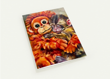 Load image into Gallery viewer, Punch, the Monkey Notecards Set of 10 Blank Inside