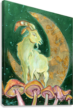 Load image into Gallery viewer, MOONS Collection Goat Art Essence of Existence CANVAS PRINT - Multiple Sizes
