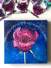 Load image into Gallery viewer, Night Bloom 10” x 10” Original Painting - SPRING BLOOM COLLECTION