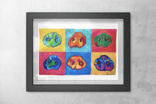 Load image into Gallery viewer, Pig Snouts Paper Art Print - PRINT STOCK SALE