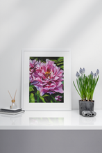Load image into Gallery viewer, Live Life in Full Bloom - Peony Oil Painting Print on Paper PRINT STOCK SALE