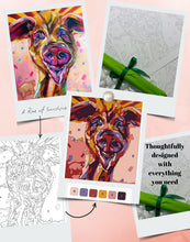 Load image into Gallery viewer, Paint of Numbers Kit - Rae of Sunshine with Virtual Paint Party