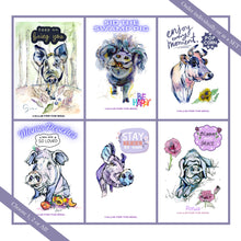 Load image into Gallery viewer, Stickers, Choose Individually or as a Set of 6 Sanctuary Babes from Odd Man Inn Animal Refuge