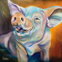 Load image into Gallery viewer, Blue Eyed Wilbur Giclee Fine Art Paper Print for Odd Man Inn PRINT STOCK SALE