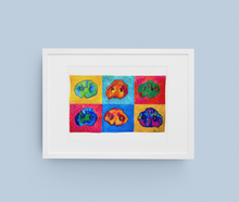 Load image into Gallery viewer, Pig Snouts Paper Art Print - PRINT STOCK SALE