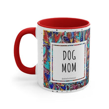 Load image into Gallery viewer, Dog Mom with Heart Art Coffee Mug, 11oz - 3 Colors