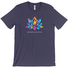 Load image into Gallery viewer, No Mud, No Lotus with Abstract Colorful Art T-Shirt -  3 Colors