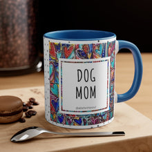 Load image into Gallery viewer, Dog Mom with Heart Art Coffee Mug, 11oz - 3 Colors