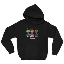 Load image into Gallery viewer, Pig Snouts with Names Unisex Hoodies (Youth Sizes) - 3 Colors