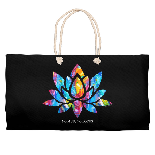 No Mud, No Lotus Water Lily Weekender Tote Bag