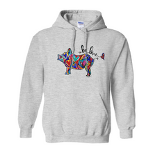 Load image into Gallery viewer, Be Love Pig Shaped Heart Art Hoodies (No-Zip/Pullover) - 5 Colors