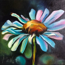 Load image into Gallery viewer, Daisy Square Original Oil Painting 6&quot; x 6&quot;

