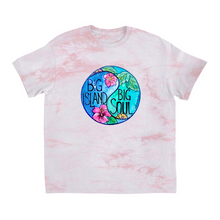 Load image into Gallery viewer, Big Island Big Soul Pink Rose Tie-Dye T-Shirts
