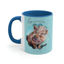Load image into Gallery viewer, Penny Lane of Arthur's Acres Pig Art Accent Coffee Mug, 11oz - 3 Colors