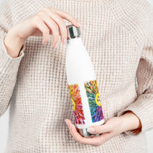 Load image into Gallery viewer, Keep Shining Colorful Heart Art on a 20oz Insulated Bottle