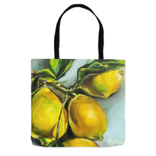 Load image into Gallery viewer, Lemon Art - You are my Sunshine Tote Bags