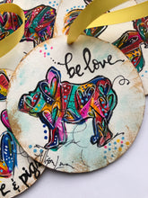 Load image into Gallery viewer, Heart Art Painting Piggie - Ornament
