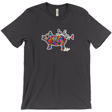 Load image into Gallery viewer, Pig Love UNISEX T-Shirt with Allie for the Soul Heart Art - 7 Colors