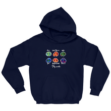 Load image into Gallery viewer, Pig Snouts with Names Unisex Hoodies (Youth Sizes) - 3 Colors