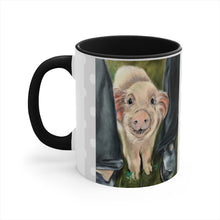 Load image into Gallery viewer, Baby Piglet Accent Coffee Mug, 11oz - 2 Colors